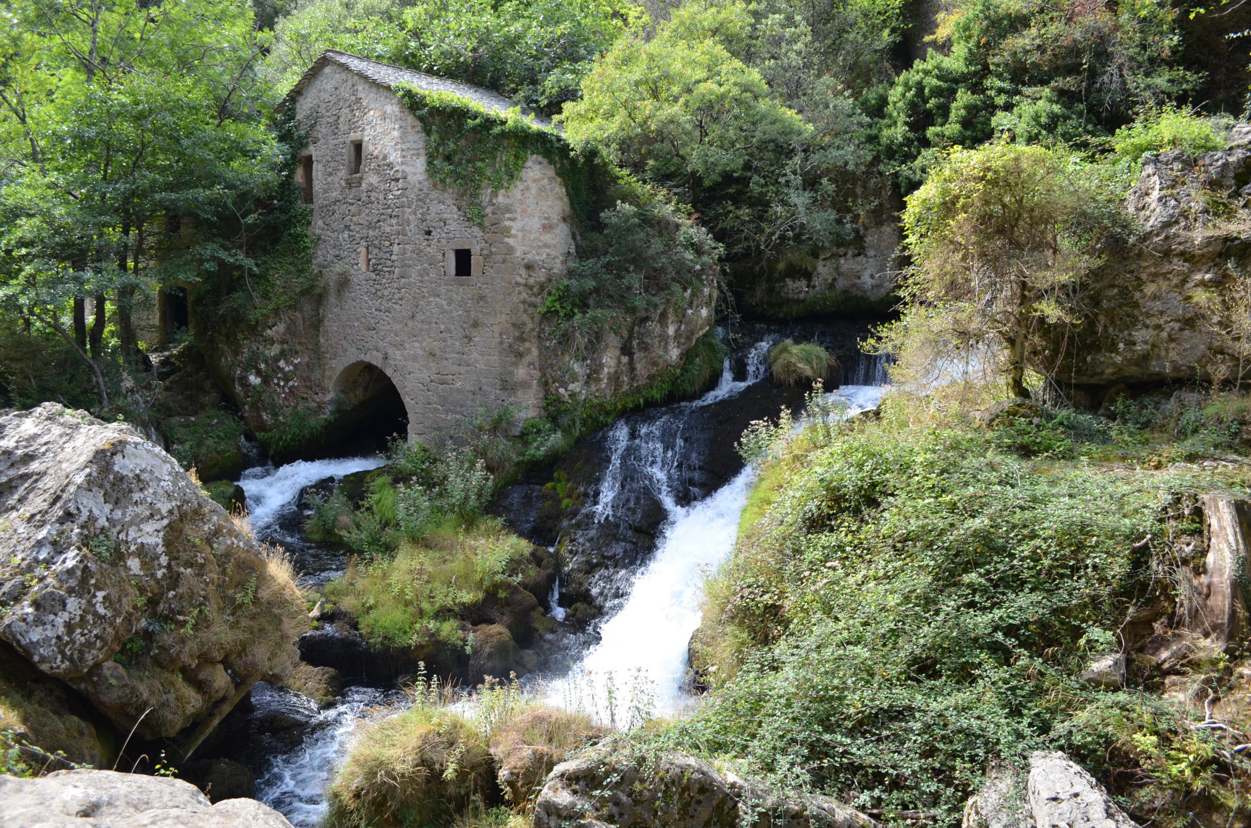 Le cirque de Navacelles - Le moulin de la foux